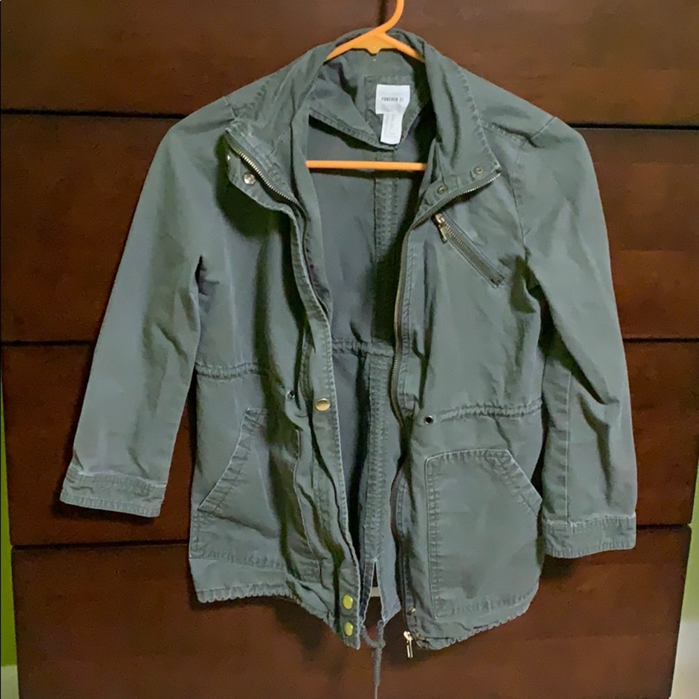 Olive green jacket